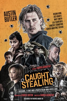 Theatrical poster for Caught Stealing