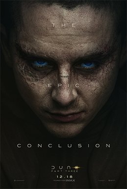 Theatrical poster for Dune 3