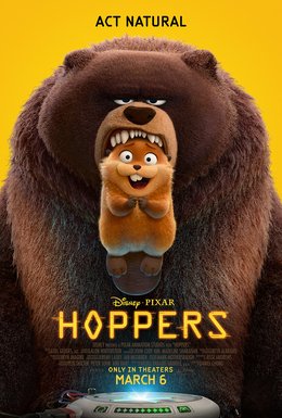 Theatrical poster for Hoppers